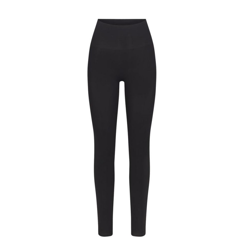 Skims Legging Price In Dubai - Onyx Black Soft Smoothing Seamless Womens